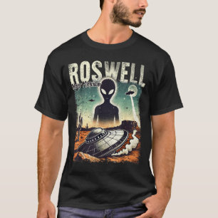 Roswell New Mexico 1947 Alien Abduction Ufo Crash T-Shirt