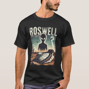 Roswell New Mexico 1947 Alien Abduction UFO Crash T-Shirt