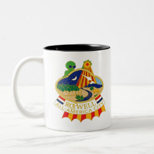 Roswell New Mexico Two-Tone Coffee Mug