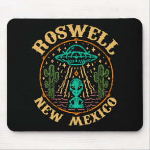 Roswell Nm 1947 - Funny Roswell Aviation New Mexic Mouse Pad