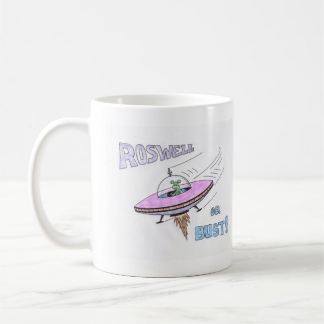 ROSWELL or BUST! Mug (Left)