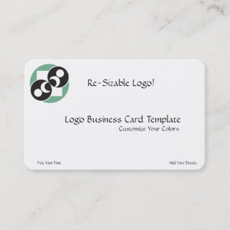 Roswell Rock Alien Logo Business Card
