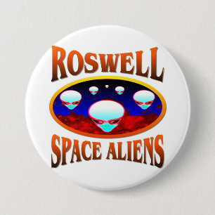 Roswell Space Alien 7.5 Cm Round Badge