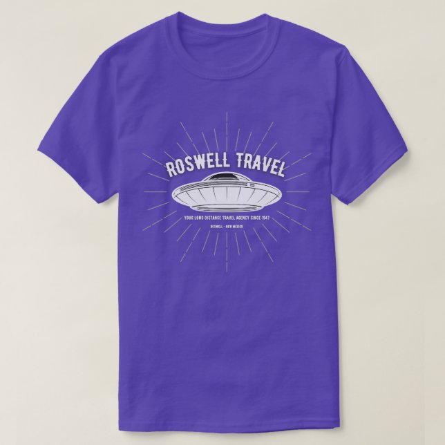 Roswell Travel T-Shirt (Design Front)