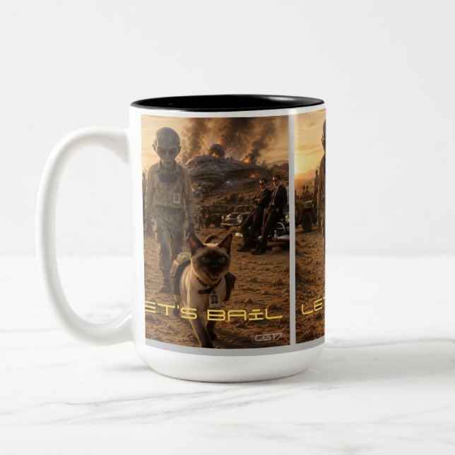 Roswell Two-Tone Coffee Mug (Left)