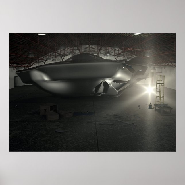 Roswell UFO Hangar Poster (Front)