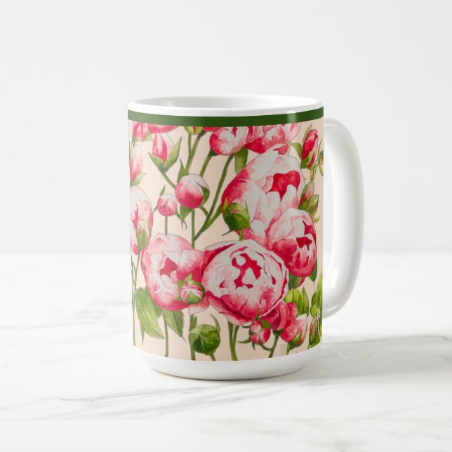 Rosy Abundance on a Classic Mug (Front Right)
