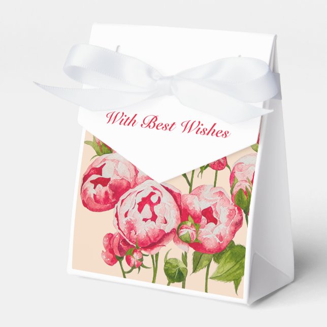 Rosy Abundance on a Favour Box (Front Side)