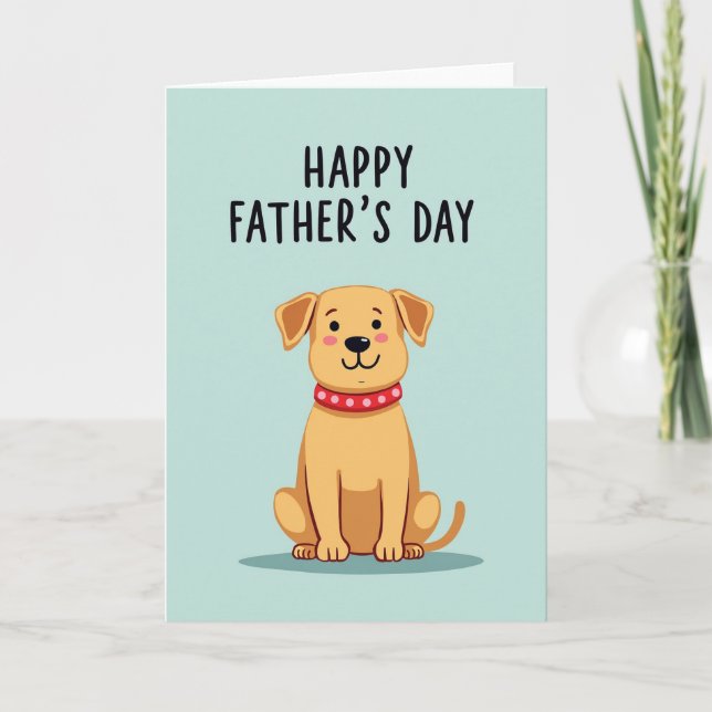 Rosy Cheeks Fathers Day Card (Front)