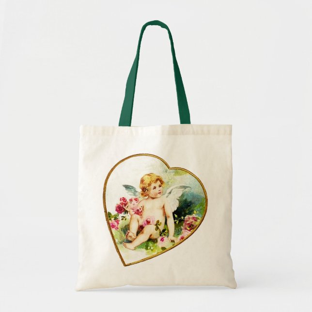 Rosy Cherub Tote Bag (Front)