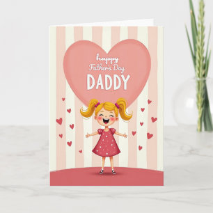 Rosy Fathers Day Joy Card