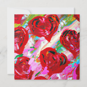Rosy Hearts Holiday Card
