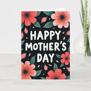 Rosy Hue Mothers Day Love Card