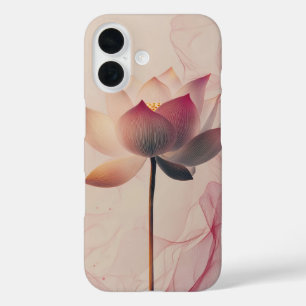 Rosy Illusion Bloom iPhone 16 Case