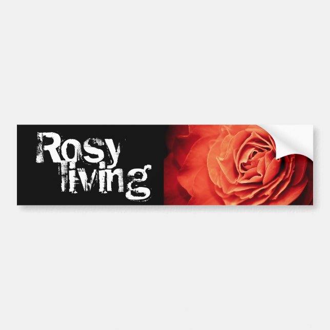rosy living bumper sticker (Front)