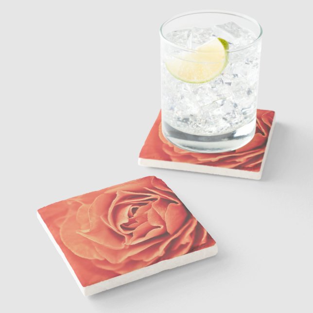 rosy living stone coaster (Side)