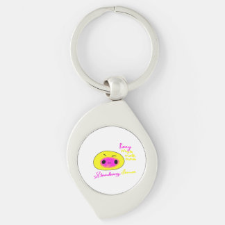 Rosy Maple Moth Cute Mochi Funny Animal Mochi Key Ring