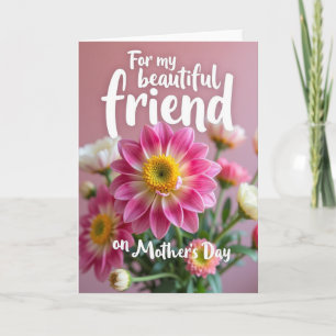 Rosy Mothers Day Friend Card