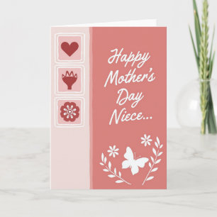 Rosy Mothers Day Icon Card