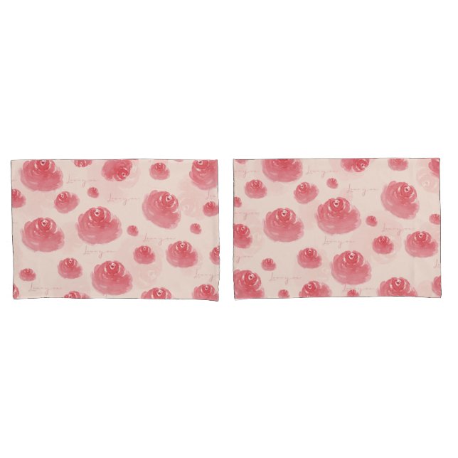 Rosy~ Pillowcase (Front-Set)