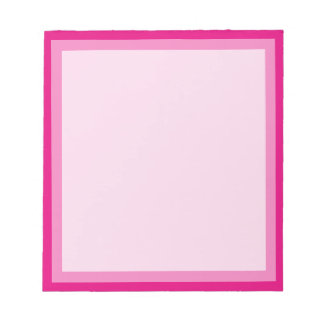 Rosy Pink Classic Boarder Photo frame Notepad