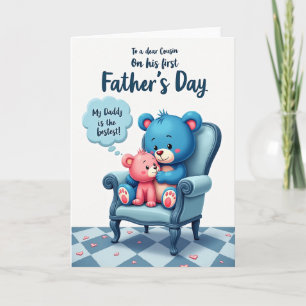 Rosy Pink Companion Father Card