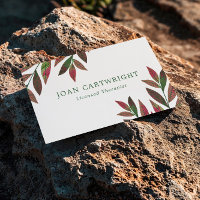 Rosy Red Green Leaves - Therapist