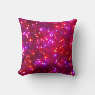 'Rosy Sparkle' Throw Pillow