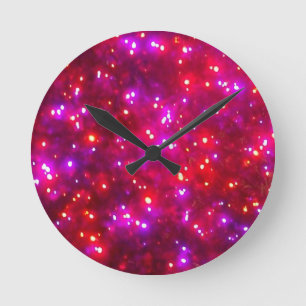 'Rosy Sparkle' Wall Clock