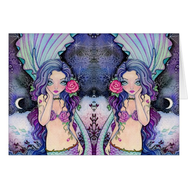 Rosy Twilight - blank card (Front Horizontal)