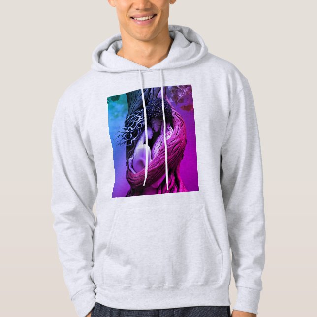 "Rosy Woods: Pink Woody-Loving Pair Hoodie" Hoodie (Front)