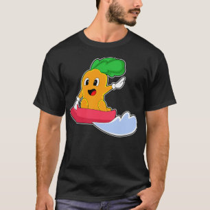 rot Snowboard Winter sports T-Shirt