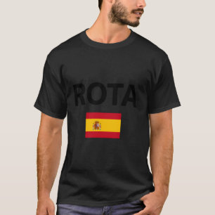 Rota Spain Spanish Flag City Vacation Travel Gift T-Shirt