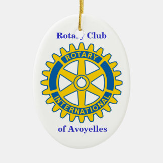 Rotary Club, of Avoyelles Ceramic Tree Decoration