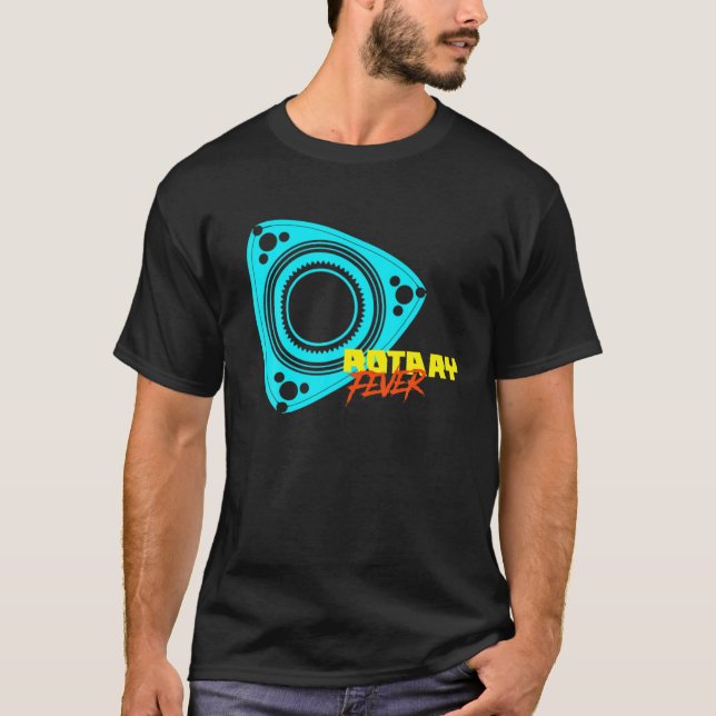 "Rotary Fever" Rotary Engine T-Shirt (Front)