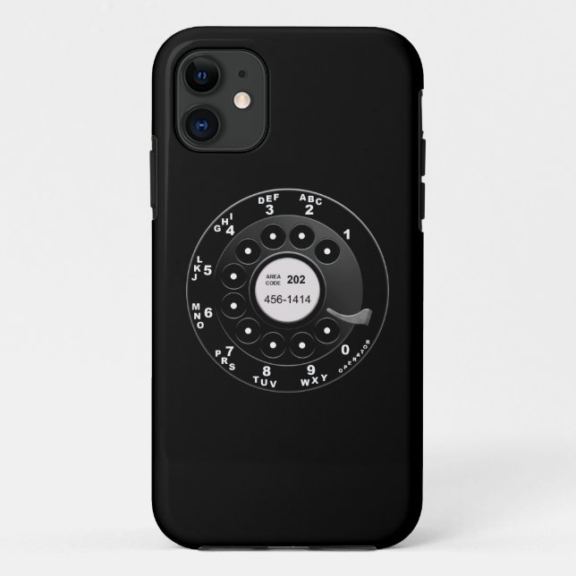 Rotary Phone Dial Case-Mate iPhone Case (Back)
