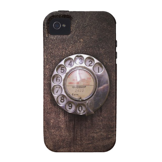 Rotary phone dial Case-Mate iPhone case (Back)