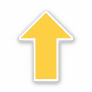 Rotating Direction Indication Yellow Arrow