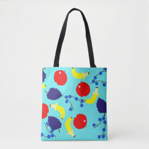 Rotating Fruits Tote Bag