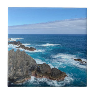 Rotating in the sea ceramic tile