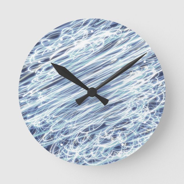 Rotating Lights 5 Round Clock (Front)