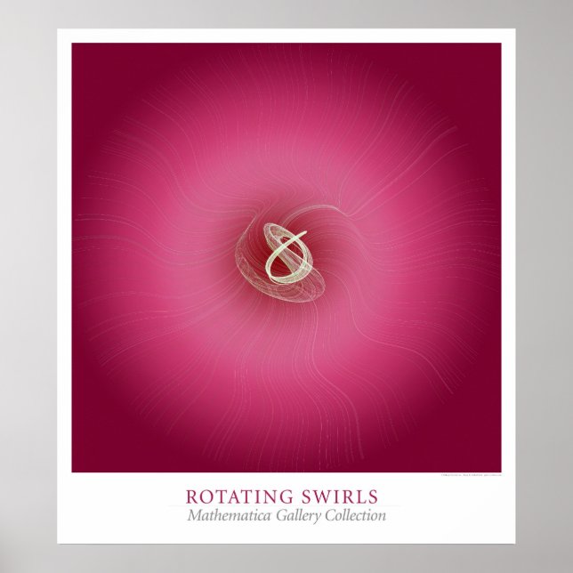 Rotating Swirls Poster (Front)