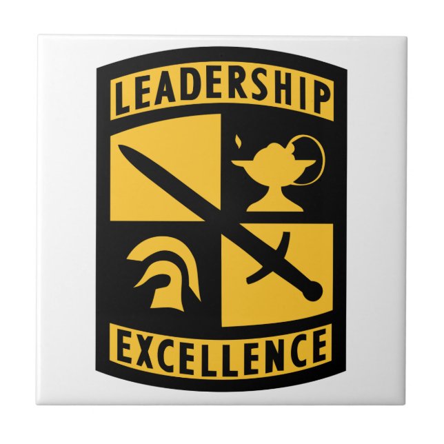 ROTC Reserve Officer Training Corps Military Ceramic Tile (Front)