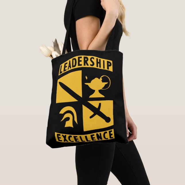 ROTC Reserve Officer Training Corps Military Tote Bag (Close Up)