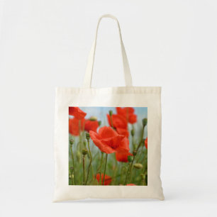 Roter Klatschmohn Tote Bag