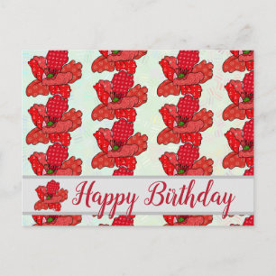 Roter Mustermohn Postcard