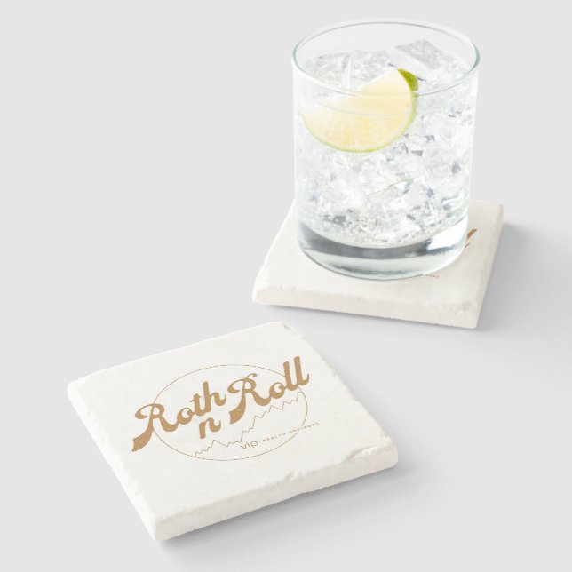 Roth n Roll World Tour Stone Coaster (Side)