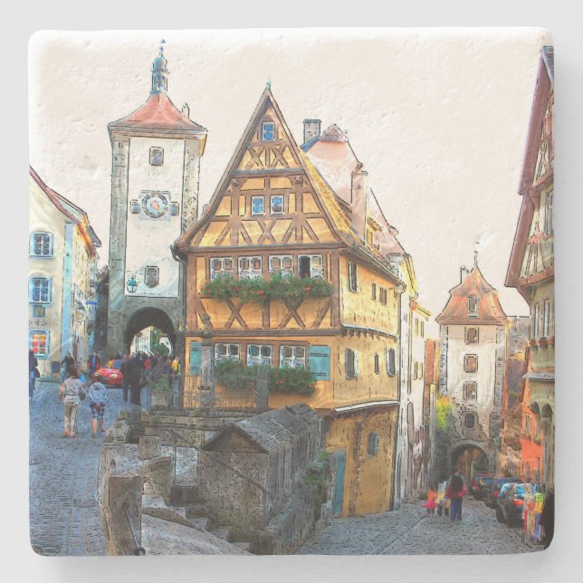 Rothenburg20150903 Stone Coaster (Front)