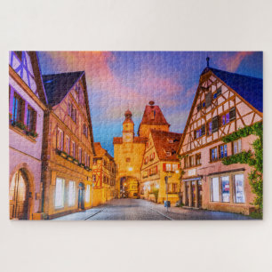 Rothenburg -A Romantic View of Mediaeval Germany Jigsaw Puzzle
