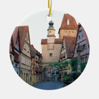Rothenburg city, Germany Ceramic Tree Decoration